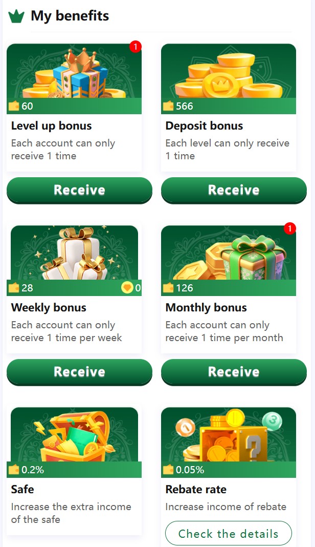 BG678 VIP Rewards